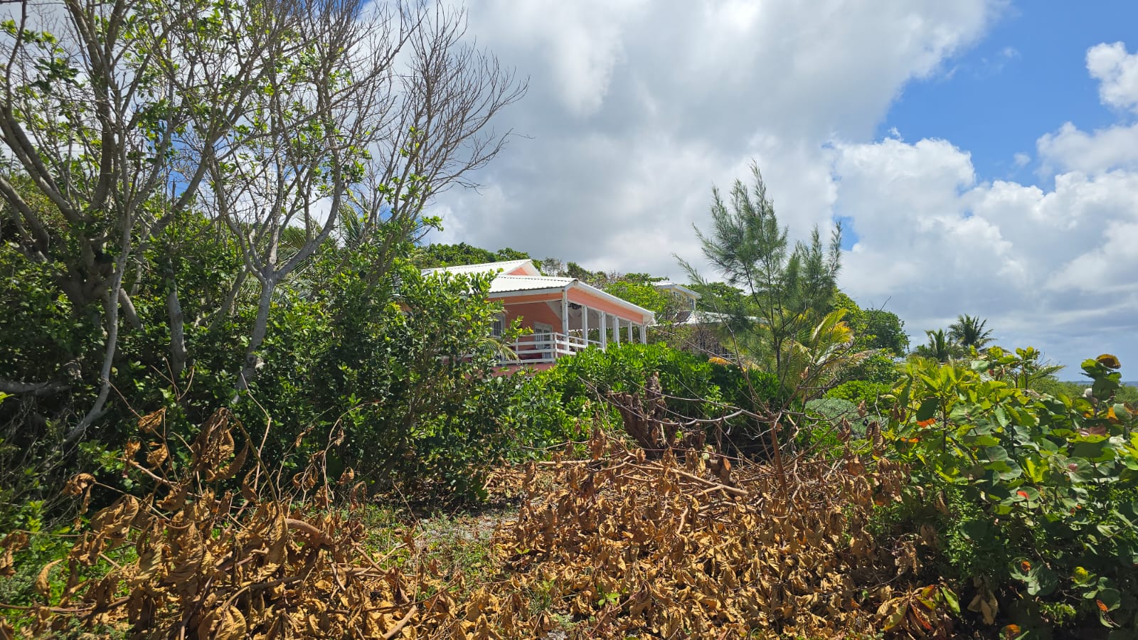 Listing ID: URE0691, Big Rock Utila, Bay Islands, HN - Big Rock oceanfront and back Lot with covered boat slip with bodega, Photo #